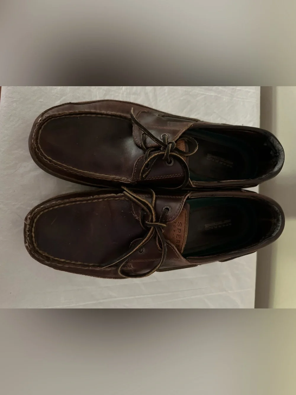 Men’s Sperry Top Siders  Leather 2-Eye Boat Shoes